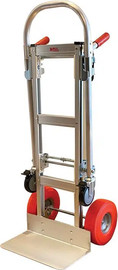B-Tech עגלת משא אלומיניום דו מצבית + מעצור – 400 ק"ג | B.Tech