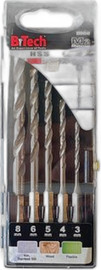 B-Tech סט מקדחי אימפקט לברזל ונירוסטה PRO M2 – 5 יח' | B.Tech