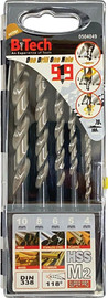 B-Tech סט מקדחי B.Tech 919 – 5 יח' מידות 4-10 מ"מ מדורג | B.Tech