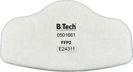 B-Tech כותנת סינון 661 FFP2 מארז 10 יח EN 143 B.Tech P9 | B.Tech
