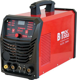 B-Tech רתכת אינוורטר AC/DC 200A TYPE 350 עם Wave System 5 מבית B.Tech