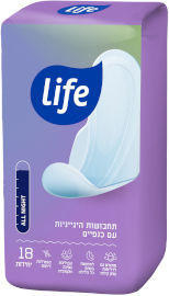 לייף תחבושות היגייניות ALL NIGHT