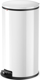 Hailo פח אשפה פדל 44 ליטר עם טריקה שקטה Hailo PURE - לבן