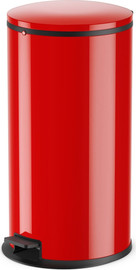 Hailo פח אשפה פדל 44 ליטר עם טריקה שקטה Hailo PURE - אדום