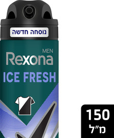 רקסונה דאודורנט ספריי אינוויזיבל אייס פרש לגבר