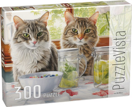 PuzzleVista פאזל 300 חלקים - שני חתולים