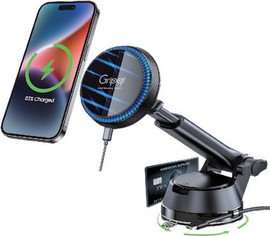 Gripqi מעמד טעינה אלחוטי GRIPQI גריפקי דגם XW40 MAGSAFE RP145