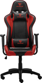 Scorpius מושב גיימינג SCORPIUS GAMER RED ובקר לבן במתנה
