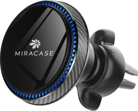 Miracase תושבת אלחוטית ומטען לטלפון חיבור מזגן מגסייף לד MIRACASE MMVM55