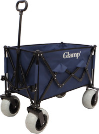 Glamp עגלת קמפינג מתקפלת בצבע כחול מבית GLAMP