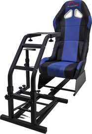 PlayGame מושב מירוצים PLAYGAME RACING SIMULATOR COCKPIT דגם GY032 המתאים לכל הקונסולות מגיע בצבע שחור כחול