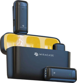 Miracase מיקרופון דש אלחוטי כפול MIRACASE MWMC750
