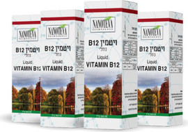 NANOTEVA ננו טבע- בי 12 נוזלי- 100 מ"ל- 4 יח'NANOTEVA