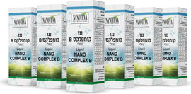 NANOTEVA ננו B קומפלקס נוזלי 100 מ"ל - ננו טבע- 6 יח'NANOTEVA