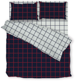 GAP סט מצעים 100% כותנה GAP- דגם Checks