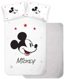 Disney מצעי ילדים ונוער 100% כותנה - Mickey stars