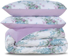 Laura Ashley Laura Ashley סט מצעים 100% כותנה פרקל- דגם Wisteria