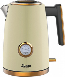 LUXOR קומקום חשמלי 1.7 ליטר עם מד טמפרטורה מובנה מבית Luxor
