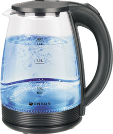 SENSOR קומקום זכוכית SENSOR SNG1800B - צבע שחור