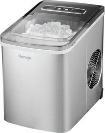 HOMEX מכונת קרח יוקרתית נירוסטה 2.2 ליטר דגם HIM-360