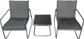 Comfort4U מערכת ישיבה זוגית הכוללת שולחן קפה לגינה ולמרפסת דגם MONTINA DUAL
