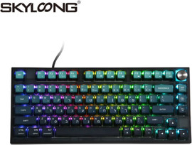 SKYLOONG מקלדת גיימינג מכנית חוטית כחול אוקיינוס דגם GK-75-Gradient Blue- P