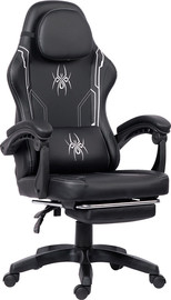 SPIDER כיסא גיימרים ומנהלים ארגונומי עם הדום רגליים ואפשרות שכיבה °125 דגם SPIDER-BLAZE