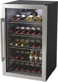 SIRIUS LIVING מקרר 128 ליטר דלת ויטרינה ופאנל דיגיטלי דגם MREW-392