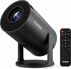 S-Free מקרן נייד חכם עם Android ו-WiFi להקרנה עד 150 אינץ’ – 3500 Lumens