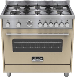 SAUTER תנור משולב כיריים גז - 6 להבות Sauter סאוטר SOC9080CR קרם