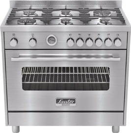 SAUTER תנור משולב כיריים גז - 6 להבות Sauter סאוטר SOC9080IX נירוסטה