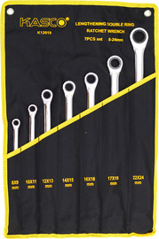 Kasco סט 7 רינג רינג רצט ישר ארוך מאוד 8 – 24 ממ CR – V - KASCO