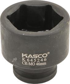 Kasco בוקסה שחורה 6 פינות הינע 3/4 מידה 46 ממ - KASCO