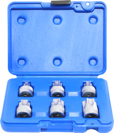 Kasco סט 6 בוקסות TORX + חור נמוכות הינע 1/2 - KASCO