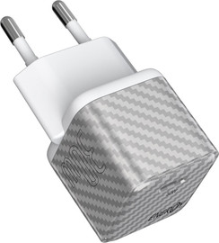 ENERGY ראש מטען 30W כולל כבל Energy Type C To C אנרג'י Carbon GaN Nano כסף