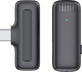 ENERGY זוג (2 יח') מיקרופון דש בלוגר אלחוטי ENERGY K15 Type-C+Lightning+AUX