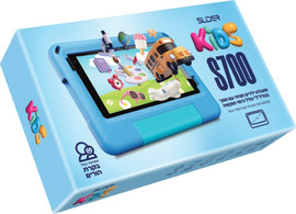 Slider טאבלט ילדים חכם 7" כולל כיסוי קשיח Slider סליידר Kids S700 WiFi כחול