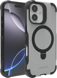 Gripcase כיסוי Grip Case Legend תומך MagSafe ל- Apple iPhone 17 בצבע אפור