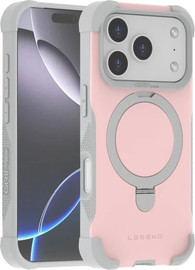 Gripcase כיסוי Grip Case Legend תומך MagSafe ל- Apple iPhone 17 Pro בצבע ורוד