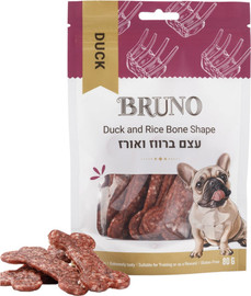 Bruno חטיף ברונו עצם ברווז ואורז 80 גרם