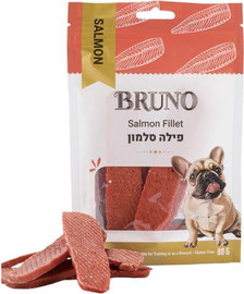 Bruno חטיף ברונו פילה סלמון 80 גרם