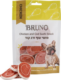 Bruno חטיף ברונו סושי עוף ודג קוד 80 גרם