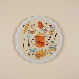 DECOROZ תחתית קרמיקה FESTIVE | קוטר 18 ס"מ  KITCHEN
