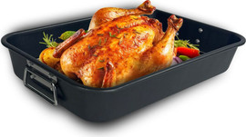 Food Appeal תבנית רוסטר 42X30.5X6 ס"מ הכולל רשת 36X4ס"מ MULTI COOKER 2 IN 1 EVERY DAY מבית Food appeal