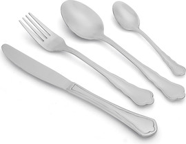Food Appeal סט סכו"ם מהודר 24 חלקים EMERALD SILVER מאט מבית Food appeal