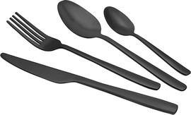 Food Appeal סט סכו"ם מהודר 24 חלקים TOPAZ BLACK מאט מבית Food appeal
