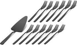 Food Appeal מארז הגשה לעוגה - מרדה + 12 מ.עוגה TOPAZ BLACK מאט מבית Food appeal