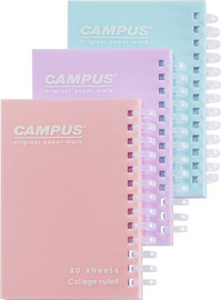 CAMPUS קמפוס פנקס ספירל סופט PP צד 8X12