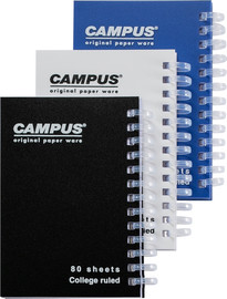 CAMPUS קמפוס פנקס ספירל סופט PP צד A6