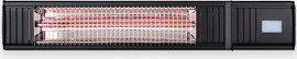 Electro Hanan תנור חימום הלוגן לתלייה Electro Hanan 2000W אלקטרו חנן EL-28 שחור